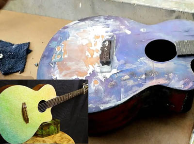 تعمیر گیتار شکسته